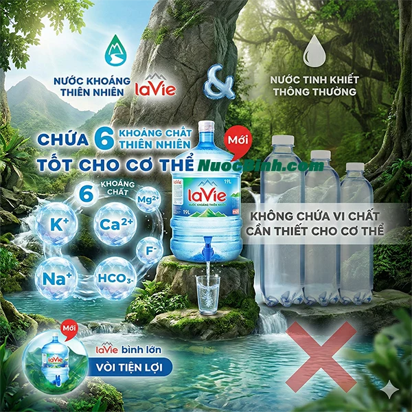 chọn nước khoáng La Vie cho sức khỏe