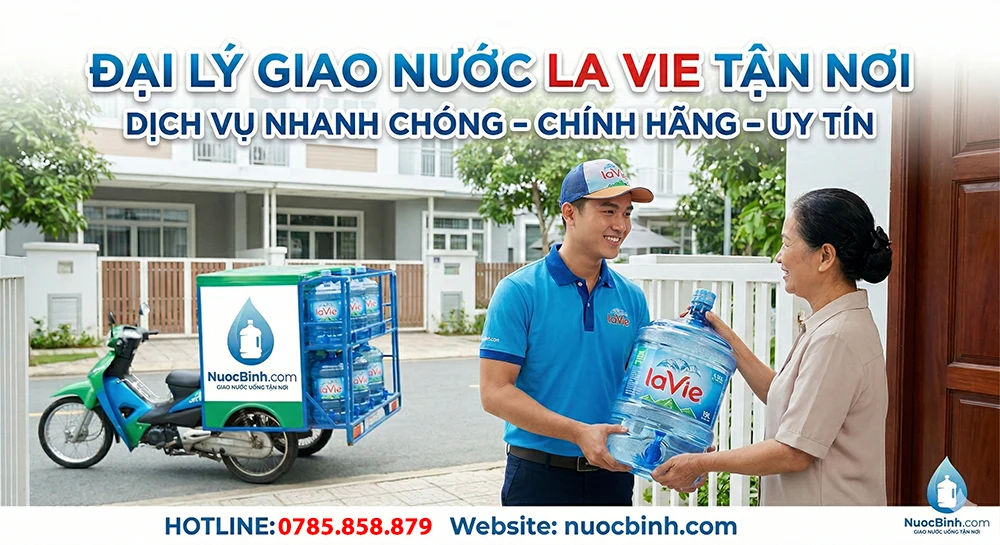 Đại Lý Giao Nước La Vie Tận Nơi chính hãng
